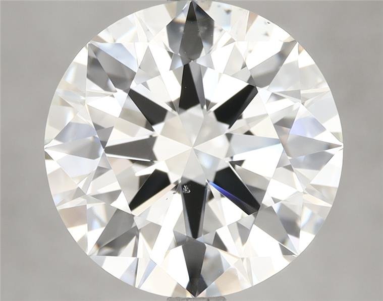 5.01ct I VS2 Rare Carat Ideal Cut Round Diamond