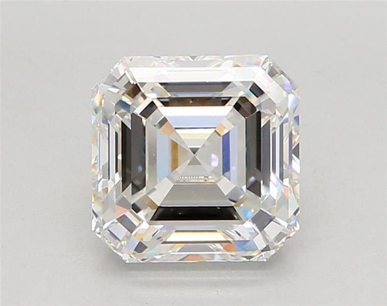 3.05ct F VS1 Rare Carat Ideal Cut Asscher Lab Grown Diamond