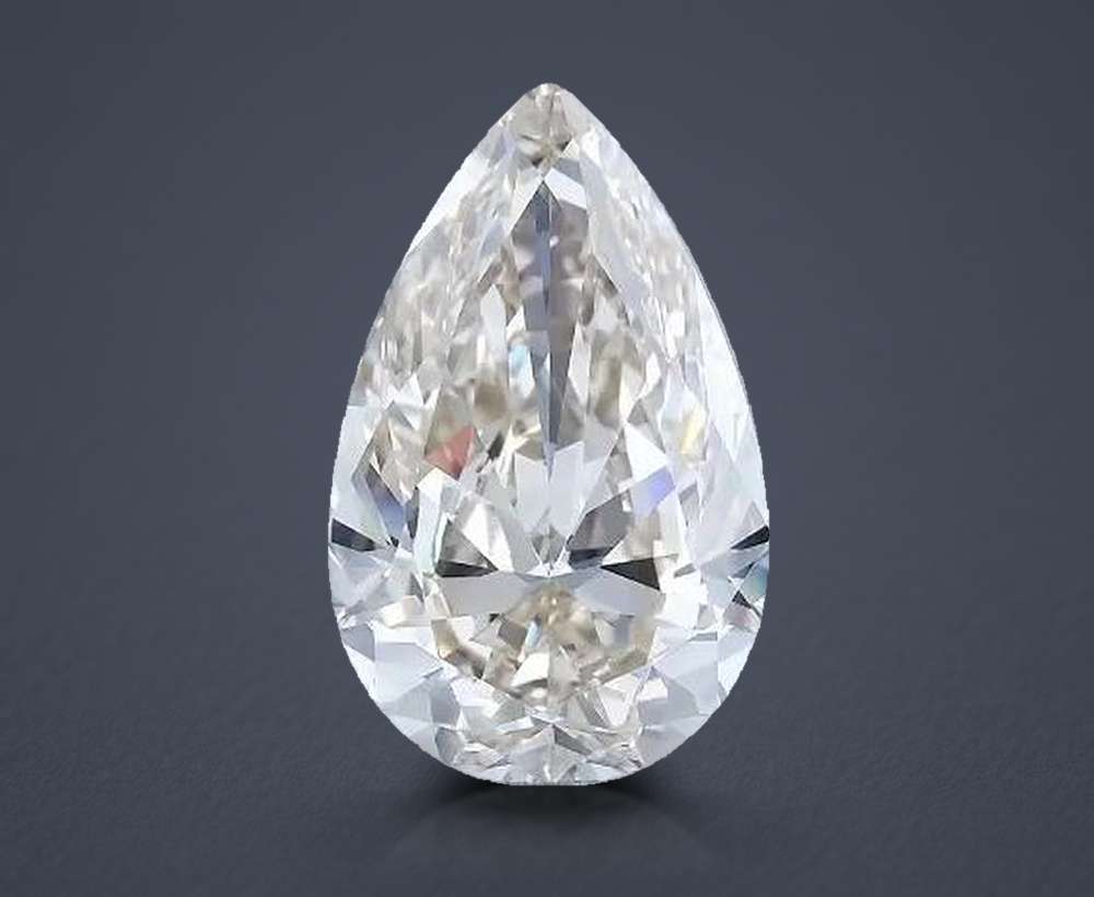 9.01 Carat Pear Natural Diamond