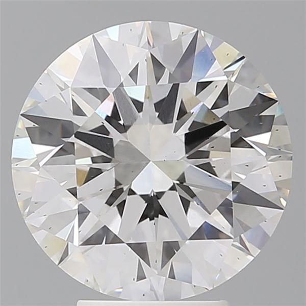 5.04ct F SI1 Rare Carat Ideal Cut Round Lab Grown Diamond