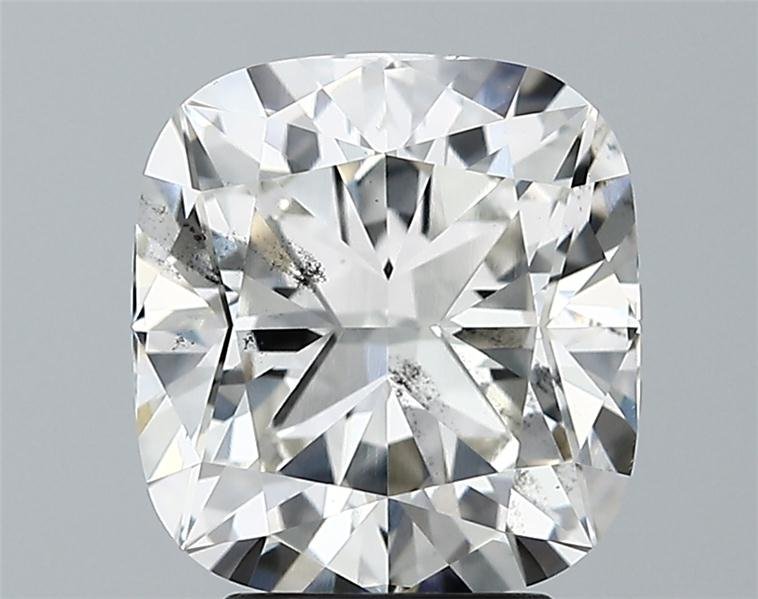 3.31ct H SI2 Rare Carat Ideal Cut Cushion Lab Grown Diamond