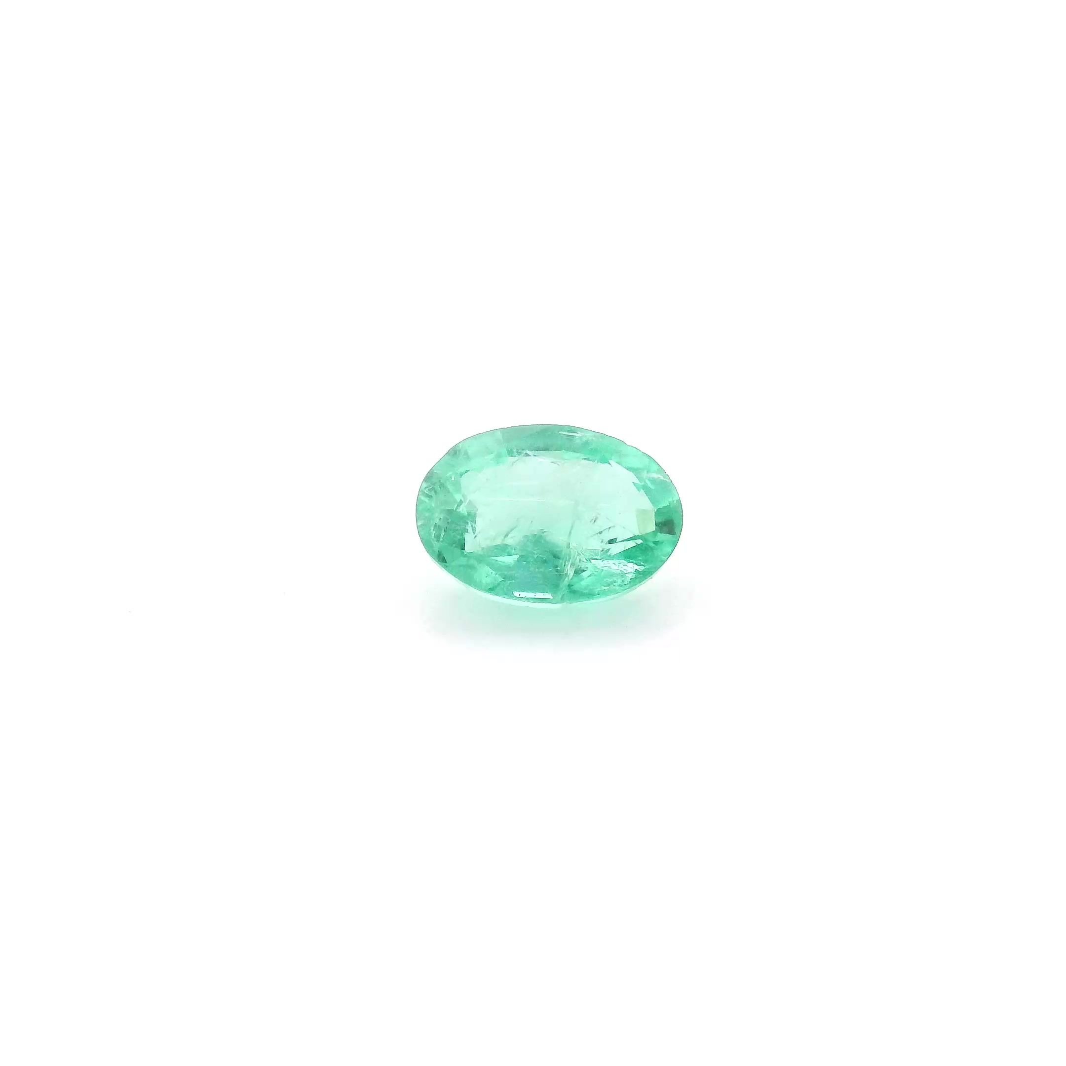 0.52 Carat Green Oval Emerald