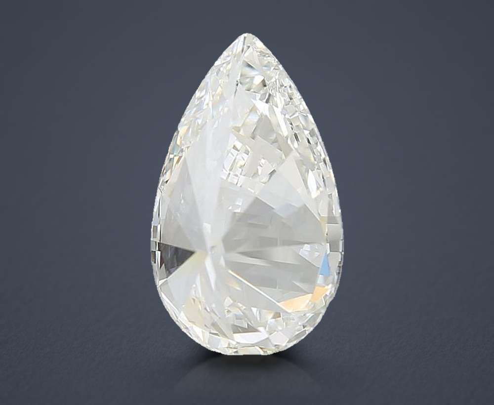 5.37 Carat Pear Lab Diamond