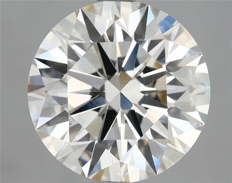 3.28ct I VVS2 Rare Carat Ideal Cut Round Lab Grown Diamond