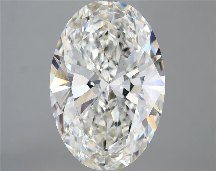 6.33ct H VS2 Rare Carat Ideal Cut Oval Lab Grown Diamond