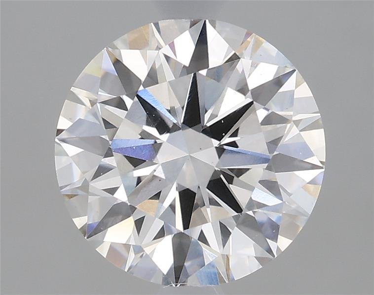 1.38ct F VS2 Rare Carat Ideal Cut Round Lab Grown Diamond