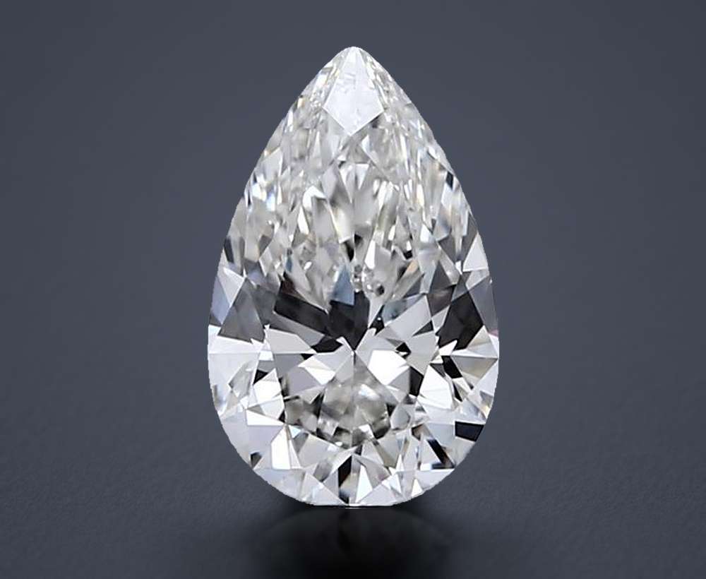 1.36 Carat Pear Lab Diamond