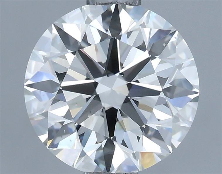 2.10ct H VS2 Rare Carat Ideal Cut Round Diamond