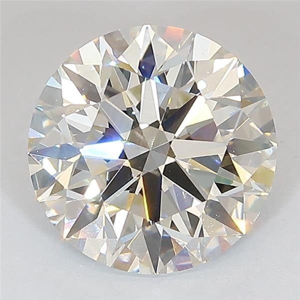 3.09ct J VS1 Excellent Cut Round Lab Grown Diamond