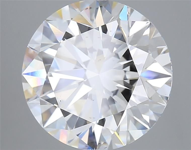 6.01ct G VS2 Excellent Cut Round Lab Grown Diamond