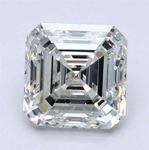 1.92ct J VVS1 Rare Carat Ideal Cut Asscher Diamond