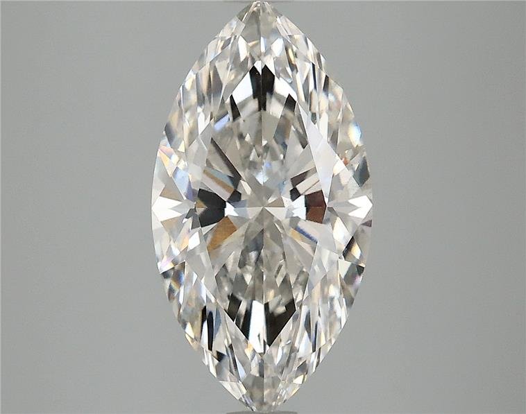 3.08ct G SI1 Rare Carat Ideal Cut Marquise Lab Grown Diamond