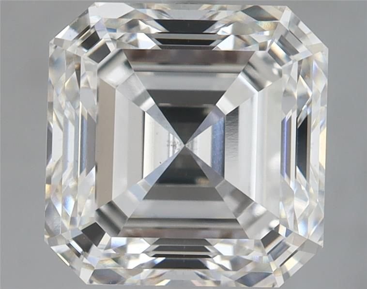 5.54ct H VS2 Rare Carat Ideal Cut Asscher Lab Grown Diamond