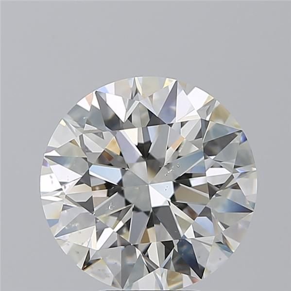 5.51ct J SI1 Rare Carat Ideal Cut Round Diamond