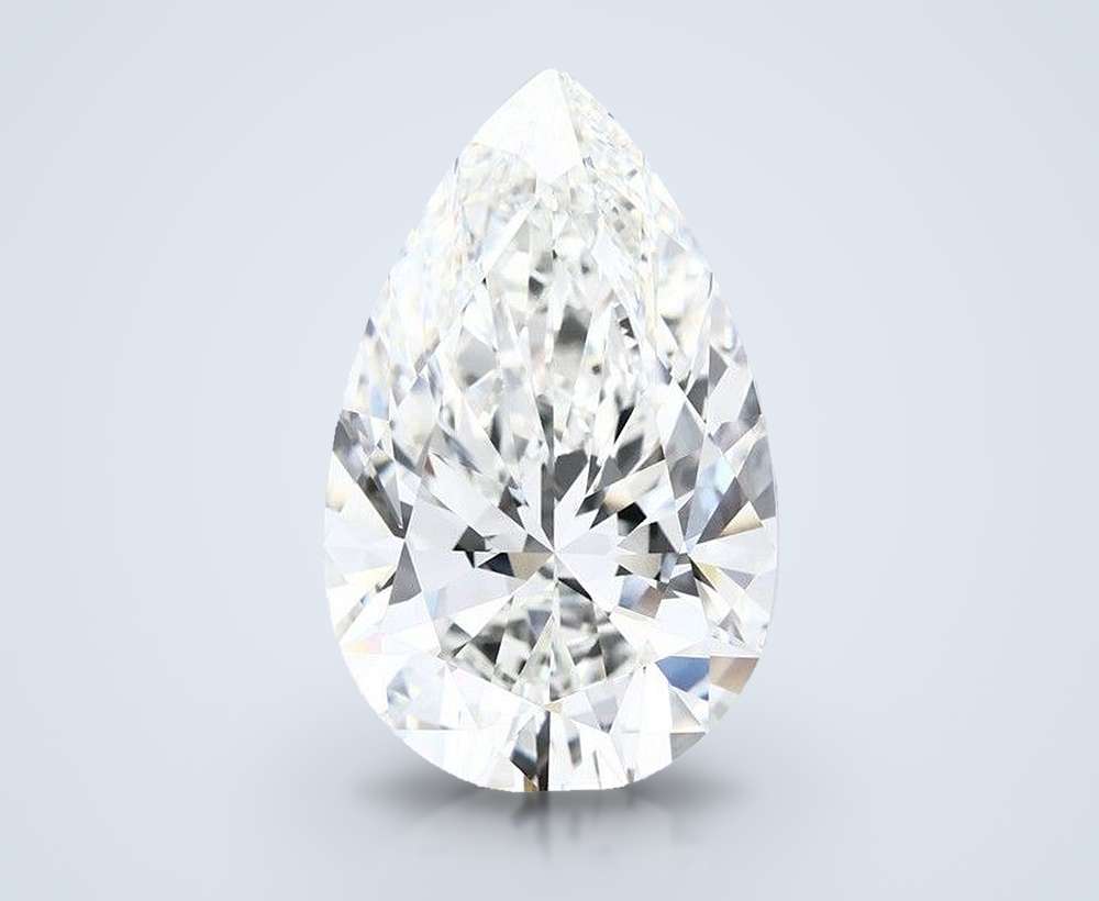 12.09 Carat Pear Lab Diamond