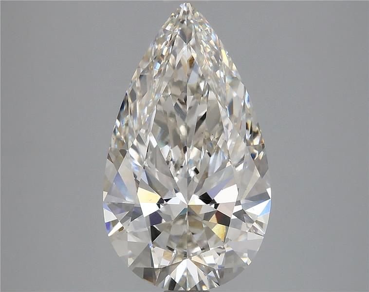 3.55ct H VS2 Rare Carat Ideal Cut Pear Lab Grown Diamond