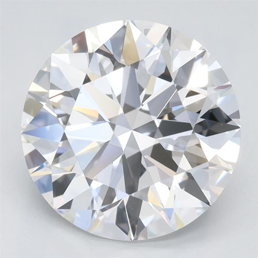 2.76ct D VVS1 Rare Carat Ideal Cut Round Lab Grown Diamond