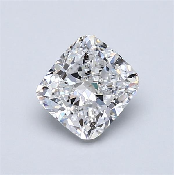 0.90ct D SI2 Very Good Cut Cushion Diamond