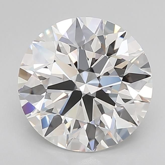 4.31ct F VVS1 Rare Carat Ideal Cut Round Lab Grown Diamond