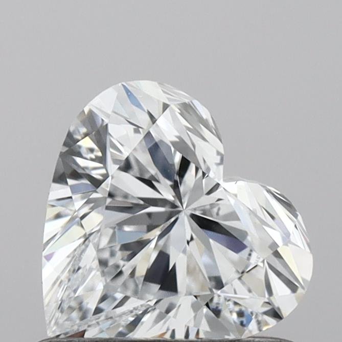 0.70ct E VVS2 Rare Carat Ideal Cut Heart Lab Grown Diamond