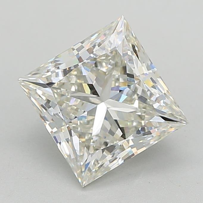 3.03ct H VVS2 Rare Carat Ideal Cut Princess Lab Grown Diamond