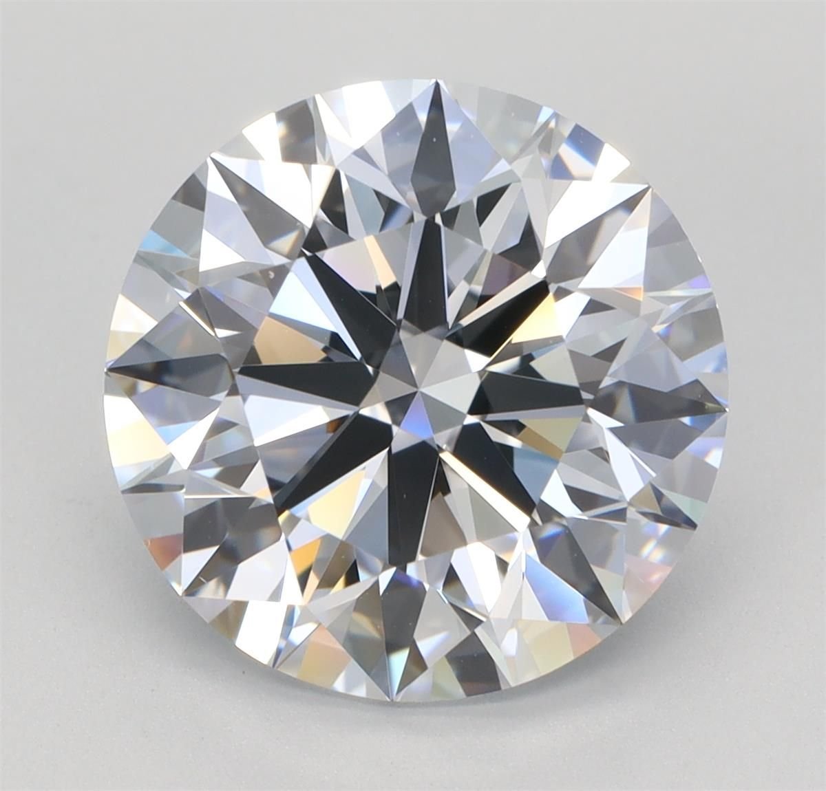 5.04ct F VS1 Rare Carat Ideal Cut Round Lab Grown Diamond