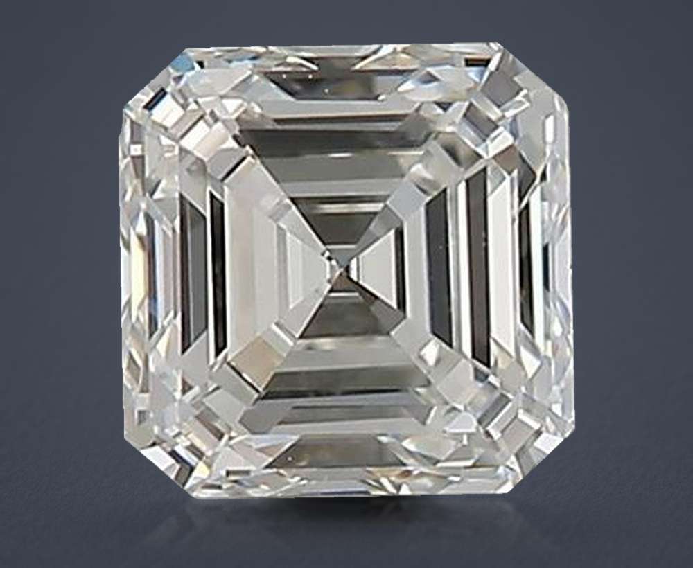 0.53 Carat Asscher Natural Diamond