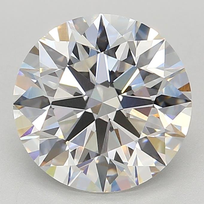 3.05ct F VS1 Rare Carat Ideal Cut Round Lab Grown Diamond