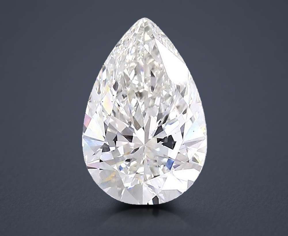 6.03 Carat Pear Lab Diamond