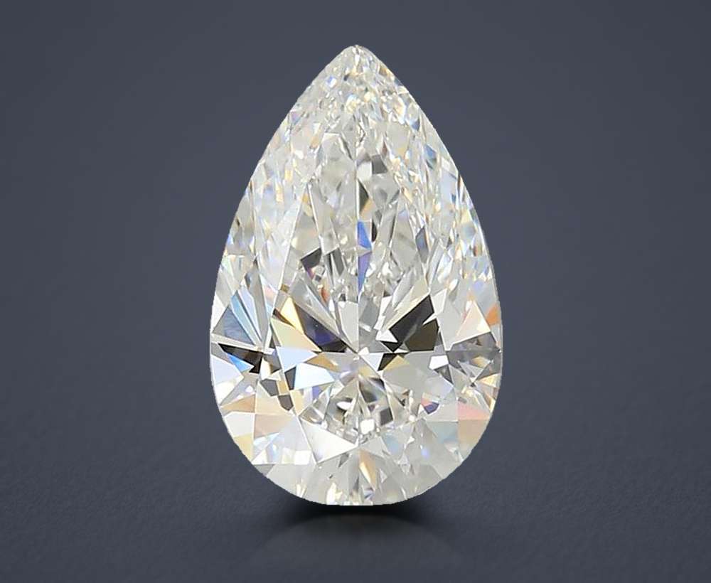 2.95 Carat Pear Lab Diamond