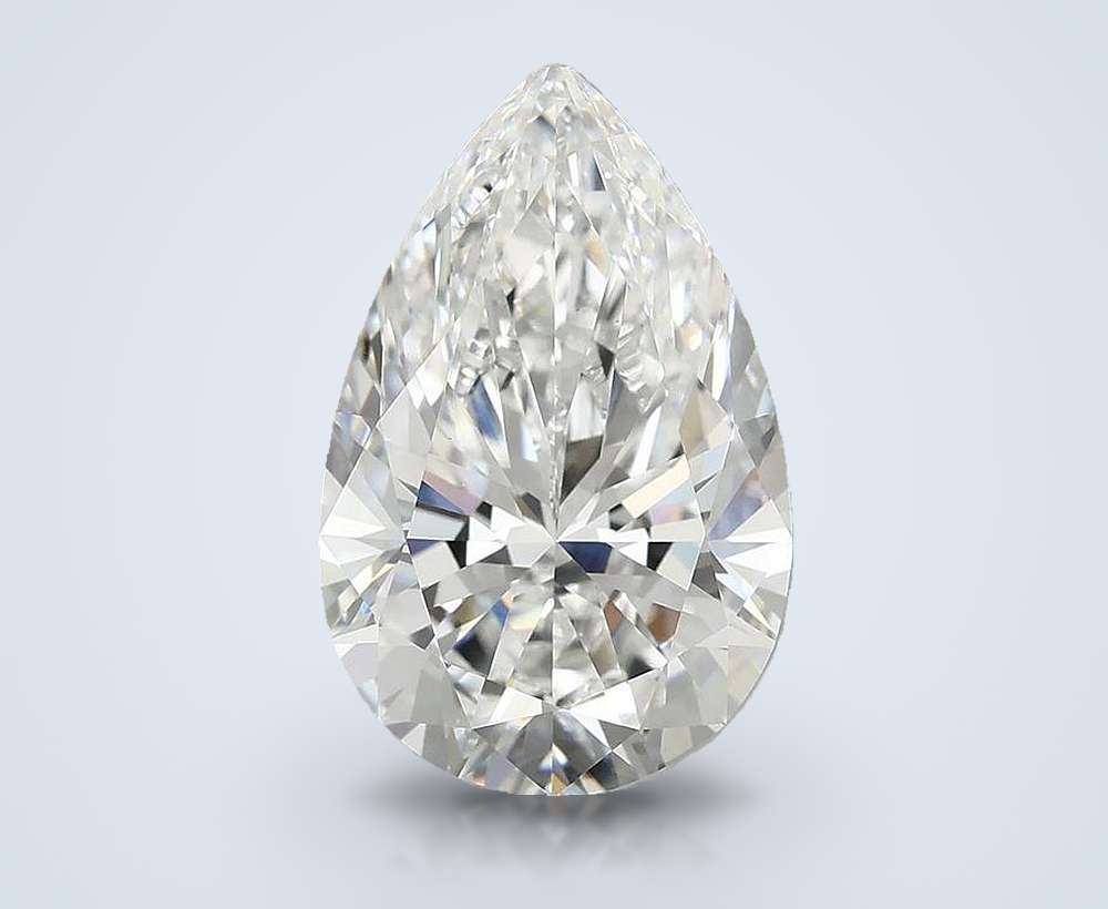 4.90 Carat Pear Lab Diamond