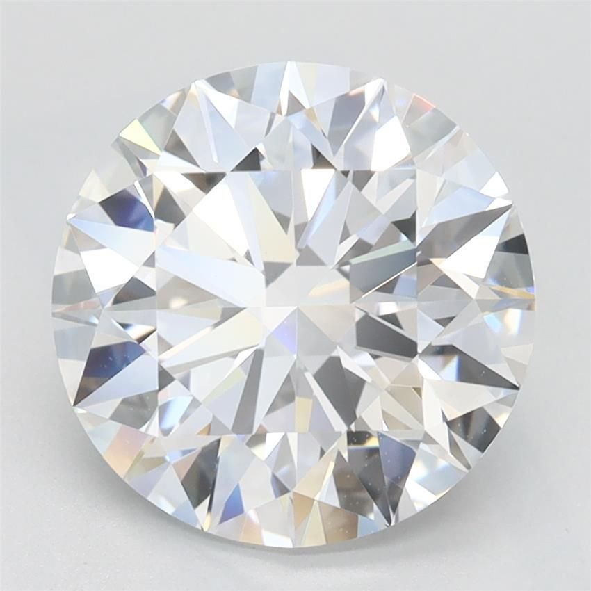 3.02ct D IF Rare Carat Ideal Cut Round Lab Grown Diamond