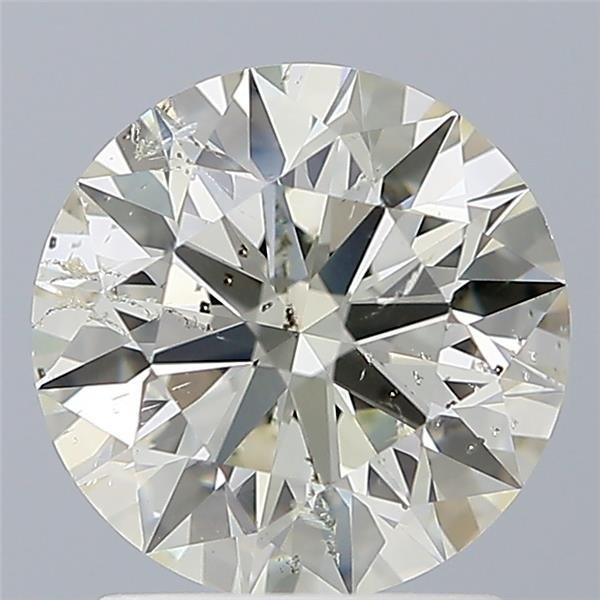 1.53ct J SI2 Rare Carat Ideal Cut Round Diamond