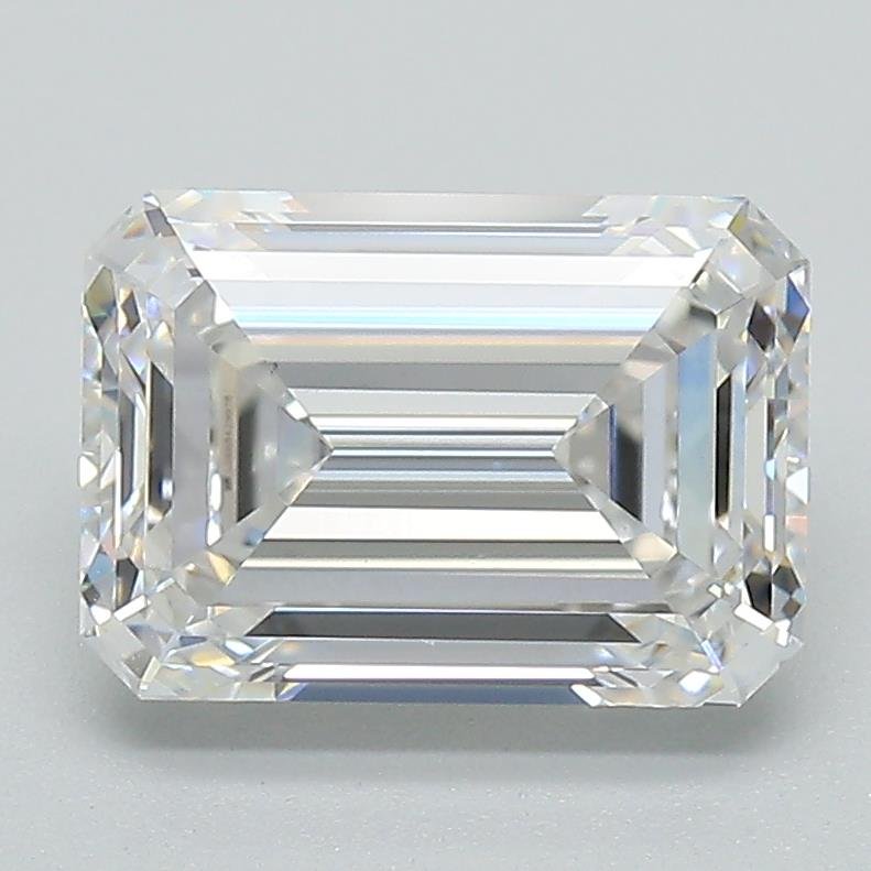 2.59ct E VS1 Rare Carat Ideal Cut Emerald Lab Grown Diamond