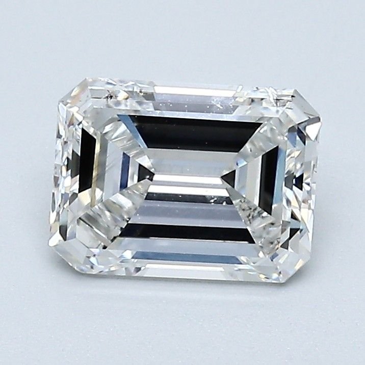 1.39ct F SI2 Very Good Cut Emerald Diamond