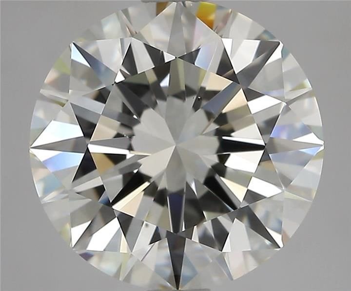 5.01ct K VS2 Rare Carat Ideal Cut Round Diamond