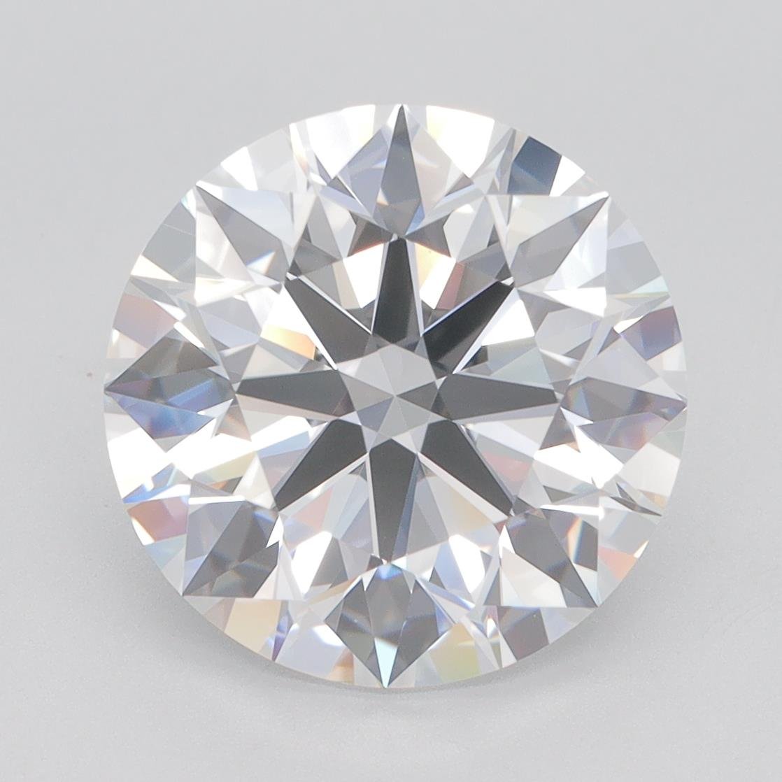 5.03ct E VVS2 Rare Carat Ideal Cut Round Lab Grown Diamond