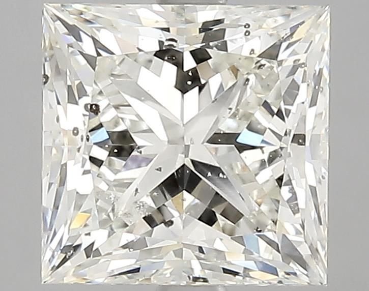 3.00ct I SI2 Rare Carat Ideal Cut Princess Diamond