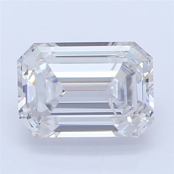 0.91ct F SI1 Excellent Cut Emerald Lab Grown Diamond