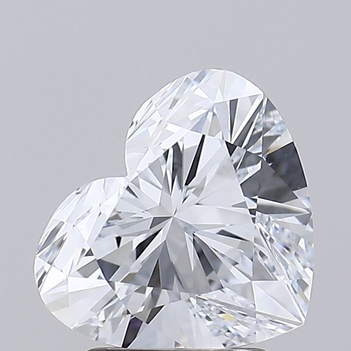 2.45ct F IF Rare Carat Ideal Cut Heart Lab Grown Diamond