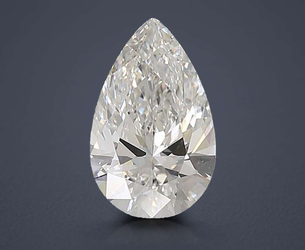 1.33 Carat Pear Lab Diamond