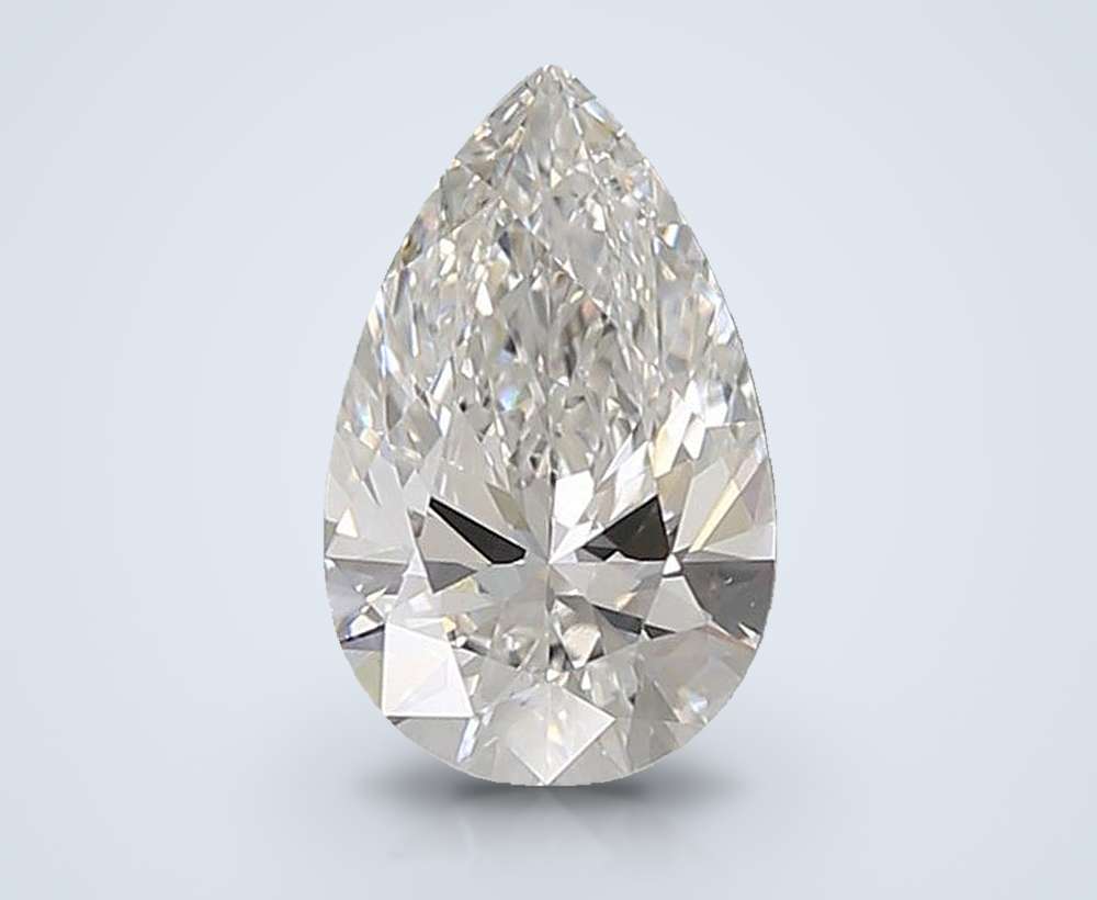 1.33 Carat Pear Lab Diamond