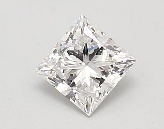 0.84ct D VVS2 Rare Carat Ideal Cut Princess Lab Grown Diamond