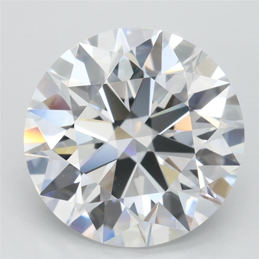 4.05ct D FL Rare Carat Ideal Cut Round Lab Grown Diamond