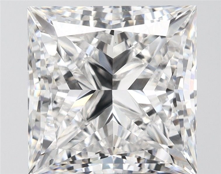 9.17ct F VS1 Rare Carat Ideal Cut Princess Lab Grown Diamond