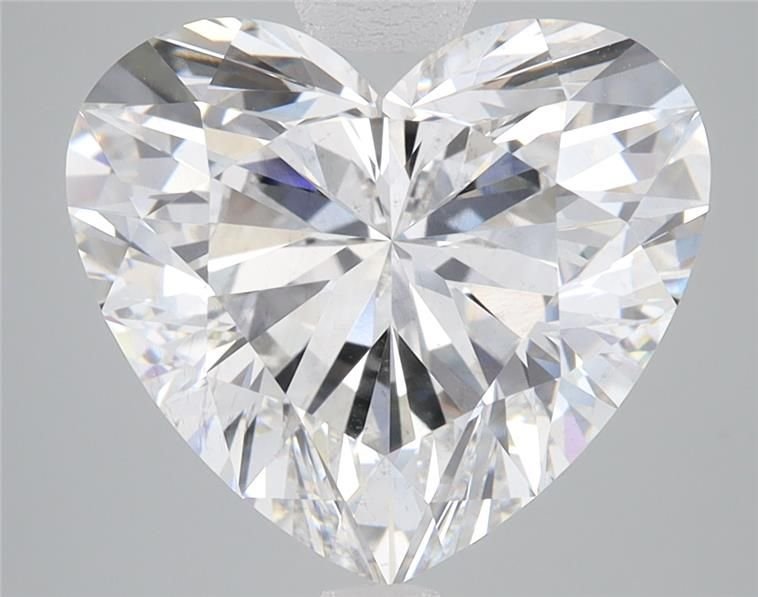 5.81ct F SI1 Rare Carat Ideal Cut Heart Lab Grown Diamond