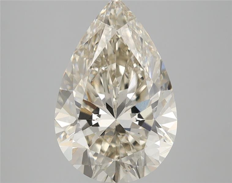 3.00ct I VS1 Rare Carat Ideal Cut Pear Lab Grown Diamond