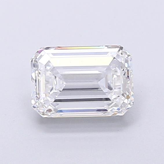1.01ct D VVS2 Rare Carat Ideal Cut Emerald Lab Grown Diamond