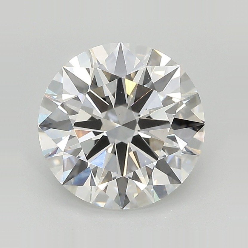 2.96ct E VVS2 Rare Carat Ideal Cut Round Lab Grown Diamond