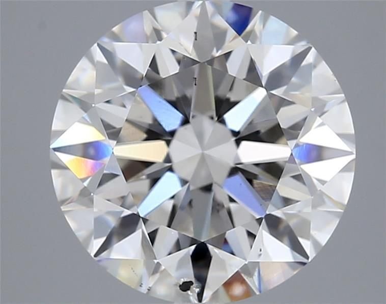 5.04ct F SI1 Excellent Cut Round Lab Grown Diamond